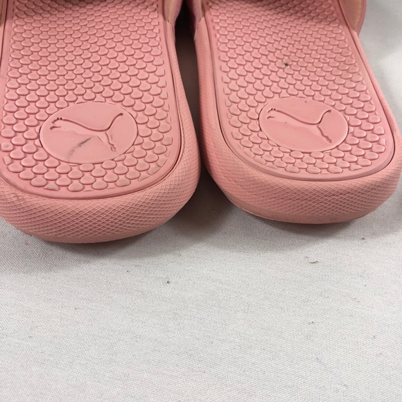 Puma Pink and Rose Gold Slides - Picture 4 of 7